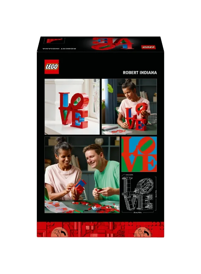 ليغو LOVE من ليغو® آرت، هدية للأزواج وفكرة ديكور منزلي 31214