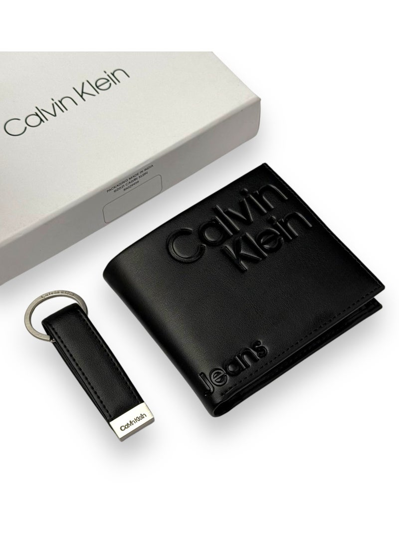 CALVIN KLEIN JEANS PLUS Calvin Klein Wallet-Keychain Set For Men  - Image 2