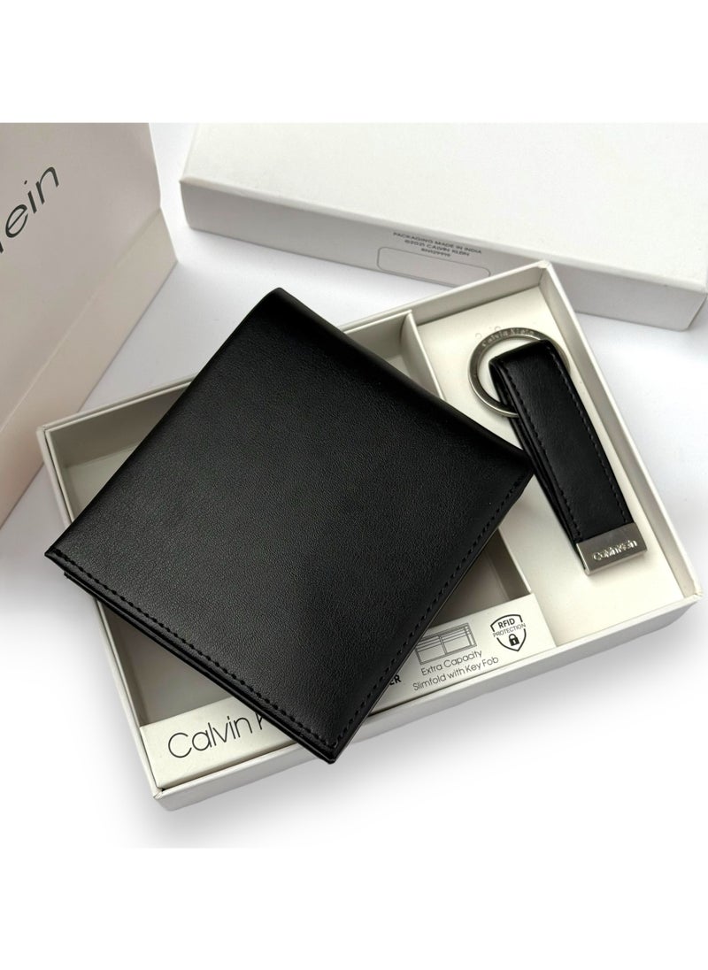 CALVIN KLEIN JEANS PLUS Calvin Klein Wallet-Keychain Set For Men  - Image 3