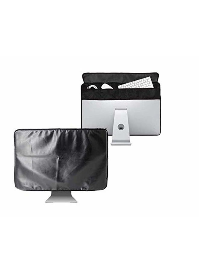WESAPPINC Monitor Dust Cover, Non-Woven Antistatic PC Computer Monitor Case Screen Display Protector LED/LCD/HD Panel Compatible with iMac for 21' 27' (27 inch, Style 2) - Image 3