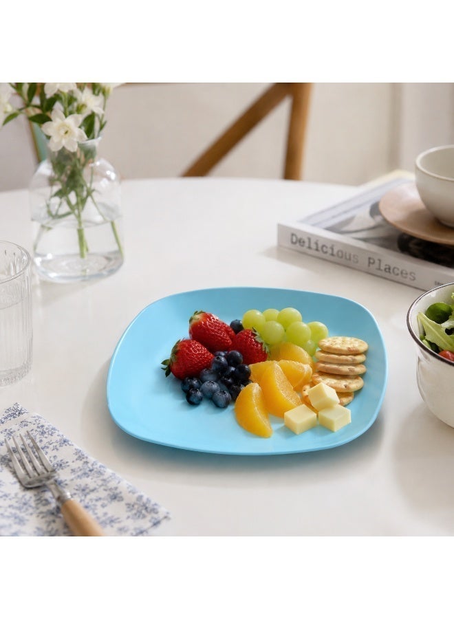 favilla Square plastic serving dish with a modern design, measuring 23 x 23 x 3 cm, multi-purpose – Code 1078 - Image 3