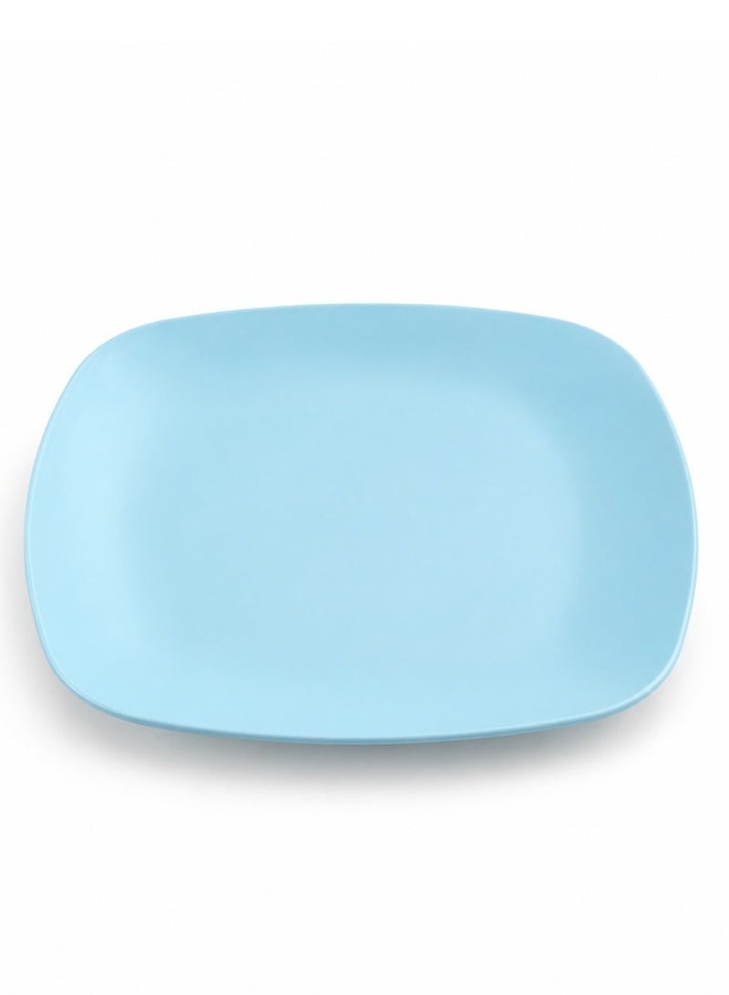 favilla Square plastic serving dish with a modern design, measuring 23 x 23 x 3 cm, multi-purpose – Code 1078 - Image 1
