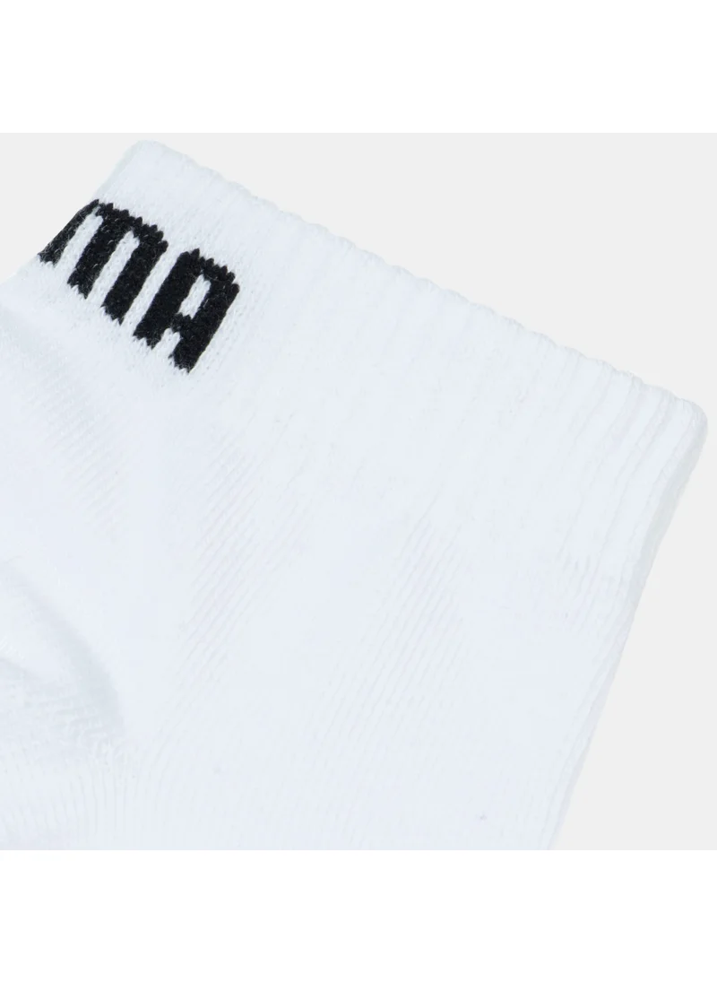 PUMA Logo Quarter Socks (4 Pairs)