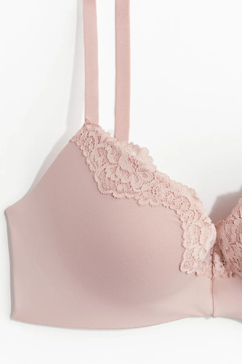 H&M  Microfibre and lace push-up bra for Women | Best Price UAE