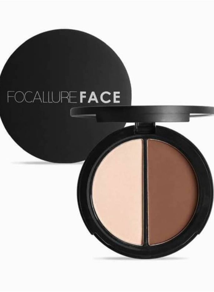FOCALLURE Highlighter And Bronzer Duo FA-05-1A - Image 3