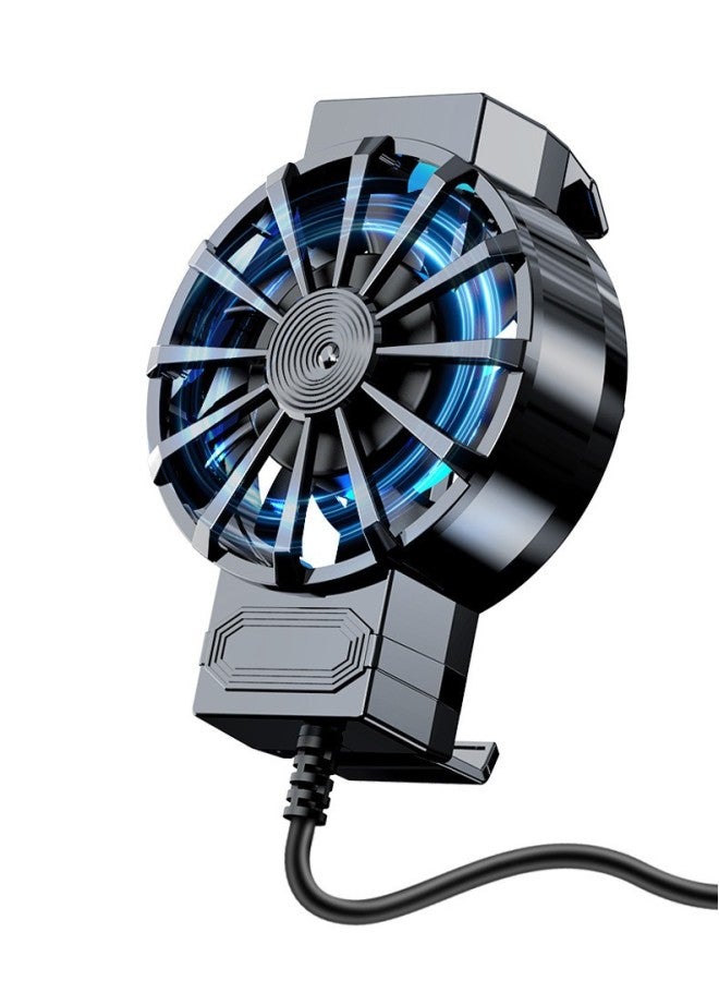 مشعاع هاتف محمول X16 بارد H15 مبدد حرارة للألعاب المحمولة، حجم صغير، تدفق هواء عالي، تقليل الحرارة - اللون: اتصال X16 - Image 1