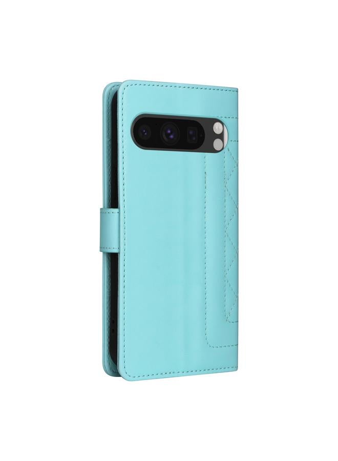 S-TOP Case For Google Pixel 9 Diamond Lattice Leather Flip Phone Case - Image 3