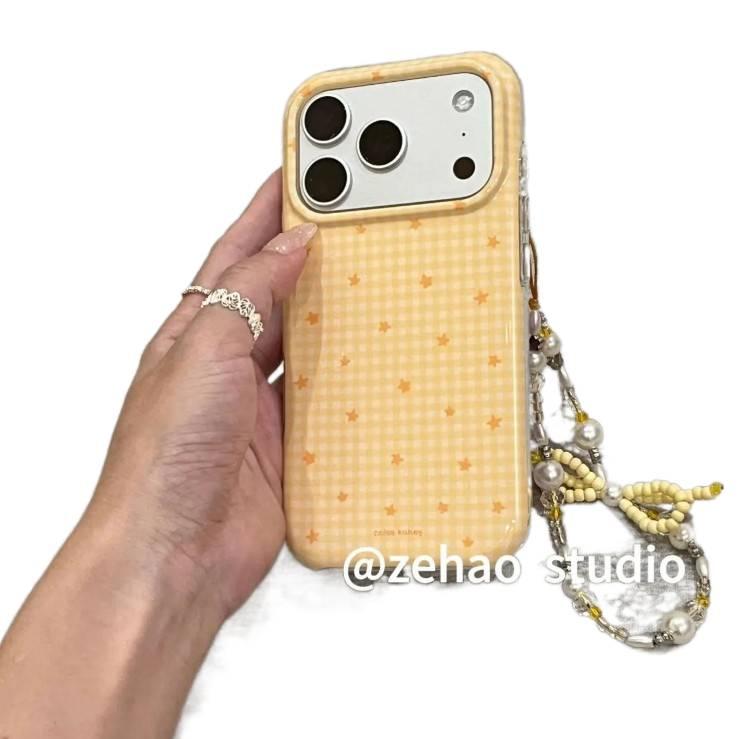 غطاء مزدوج الطبقات | حماية من السقوط | مقاوم للصدمات لـ iPhone 17 / 17 Air / 17 Pro / 17 Pro Max | أصفر - Image 2
