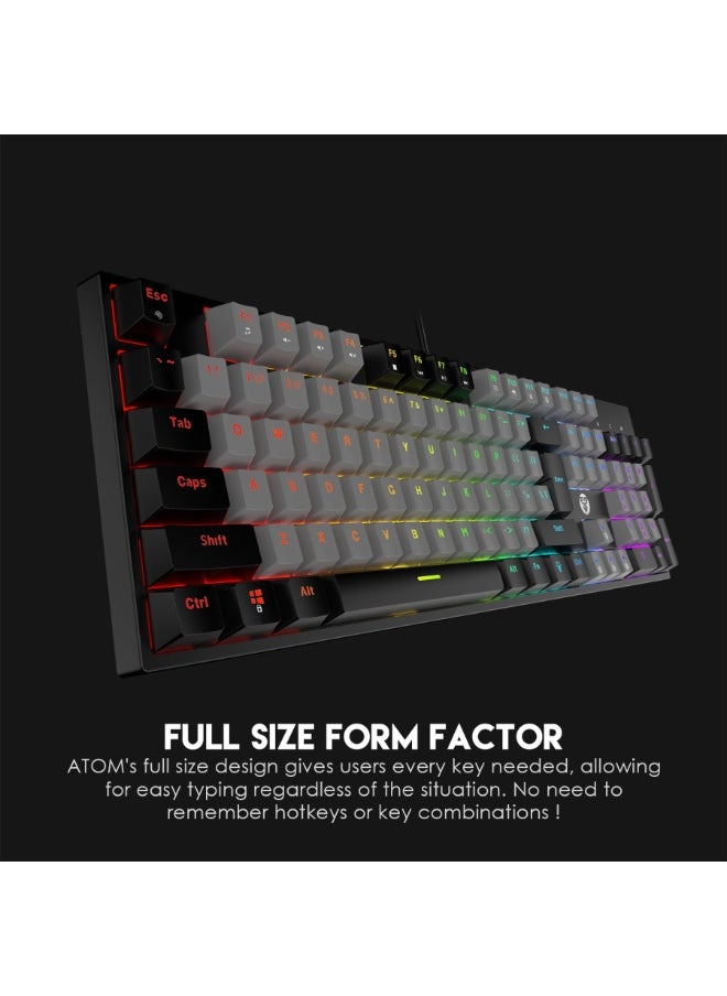 FANTECH MK886 V2 ATOM 104 SUMI EDITION MECHANICAL KEYBOARD BLUE  SWITCH  - Image 3