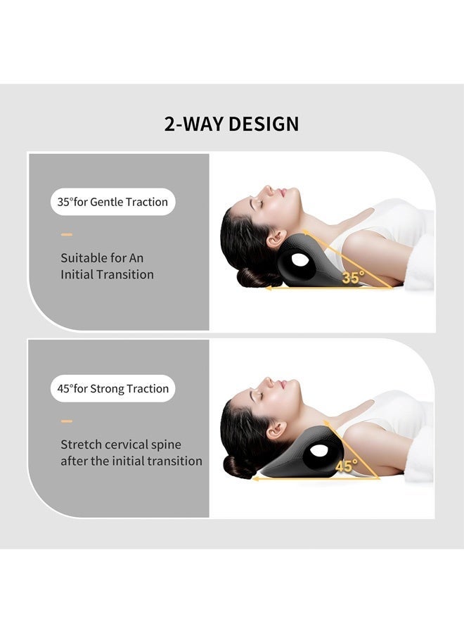 skisopet Neck and Shoulder Relaxer, Pillow Neck Stretcher Relaxer,Cervical Pillow Neck,Nerd Neck, Cervical Traction Device for Tension Headache, Curvature Assist, Pinched Nerve - Image 5
