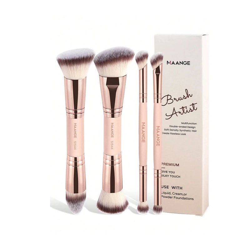 MAANGE 4Pcs Makeup Brush Set