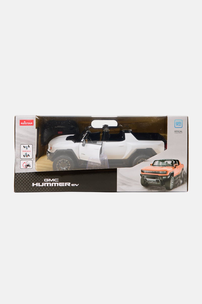 RASTAR RC 1/16 GMC Hummer EV Car, White - Image 1