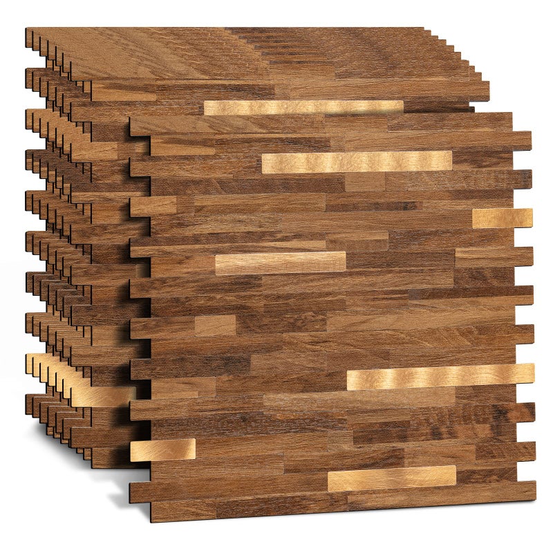 Midcard 10 Sheets Peel and Stick Backsplash PVC Wall Tile,for Kitchen Backsplashâ€¦ - Image 1