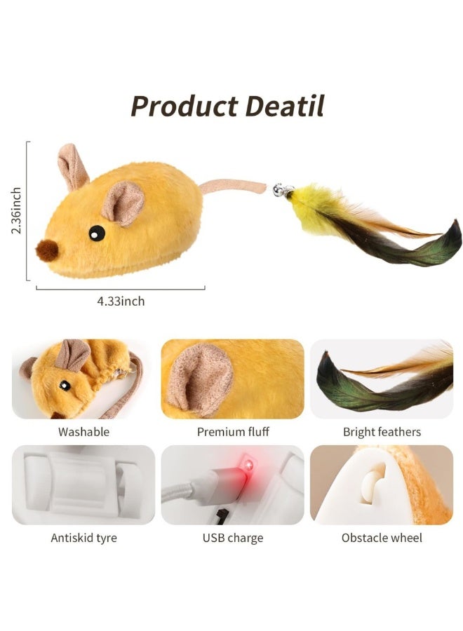 Interactive Cat Toys for Indoor Electronic Mouse Toy for Pet Play - Image 2
