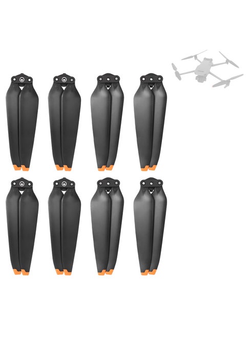 شفرة دافعة لجهاز DJI Mavic 3 Pro / Mavic 3 Cine / Mavic 3 / Mavic 3 كلاسيك، بديل شفرات الطائرة بدون طيار منخفضة الضوضاء CW و CCW ملحقات (8 عبوة)