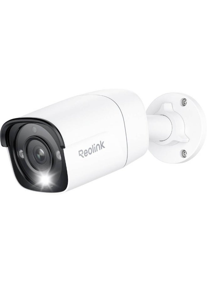 ريولينك كاميرا CCTV بؤرة ضوء ذكي P340 بدقة 12 ميجابكسل – كاميرا أمان خارجية بدقة 12 ميجابكسل Ultra HD 6K مع رؤية ليلية ملونة، كشف ذكي للأشخاص/المركبات/الحيوانات الأليفة، صوت ثنائي الاتجاه، مراقبة IP66 - Image 1
