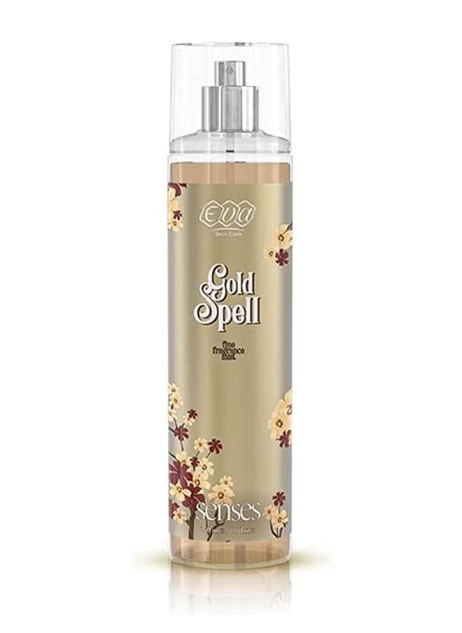 Eva Skin Care Senses Body Splash Gold Spell -240ml 
