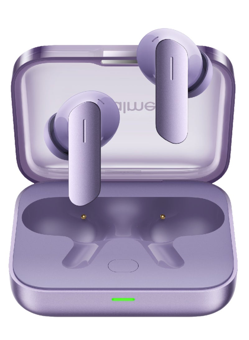 realme Air7 TWS Earbuds: 52dB ANC, 52H Playtime, Low Latency purple - Image 1