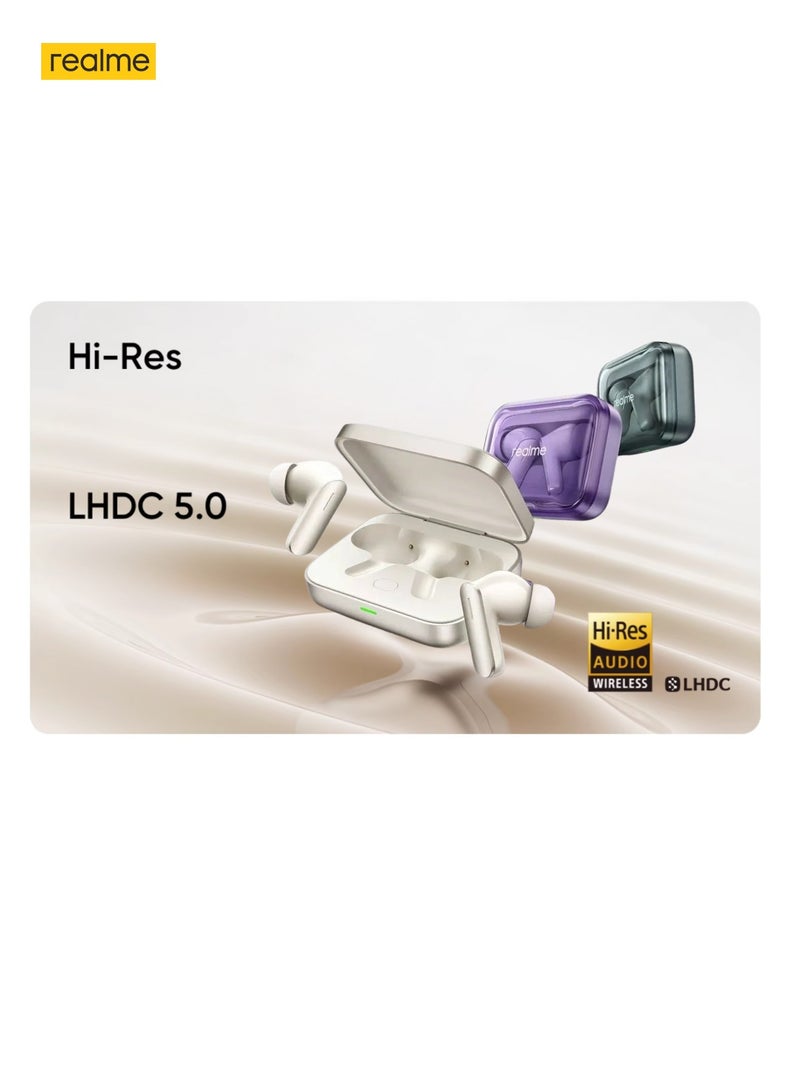 realme Air7 TWS Earbuds: 52dB ANC, 52H Playtime, Low Latency purple - Image 5