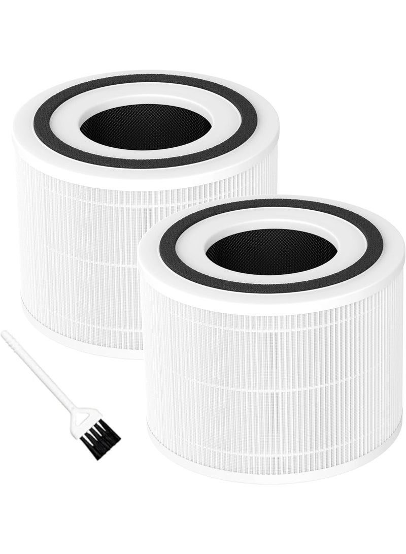Purfex Core 300 Replacement Filter for LEVOIT Air Purifier Core 300 and Core 300S, 3-In-1 Filter, H13 True HEPA Replacement Filter, Efficiency Activated Carbon (‎White-1 Pack)  - Image 1