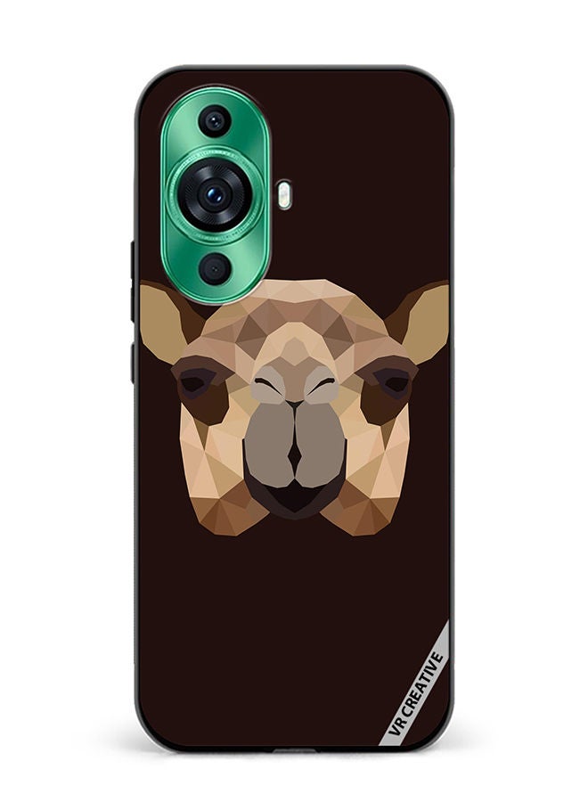 VR CREATIVE Protective Case Cover For Huawei nova 11 Ultra The Camel Polygon Design Multicolour - Image 1