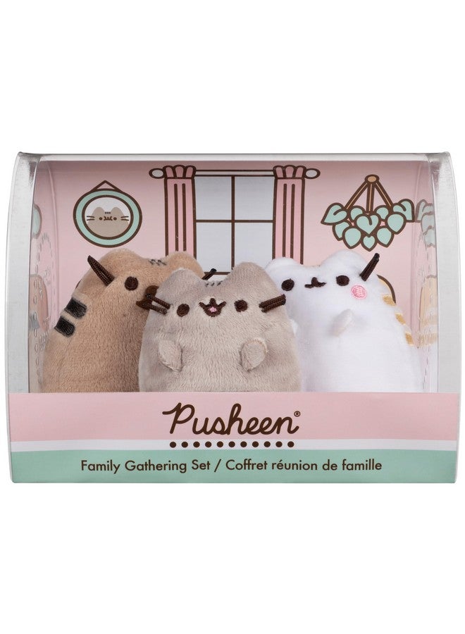 GUND مجموعة جامع عائلة بوشين من غوند مكونة من 3 دمى قطنية من القطط - Image 1