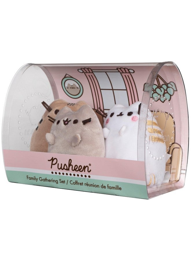 GUND مجموعة جامع عائلة بوشين من غوند مكونة من 3 دمى قطنية من القطط - Image 4