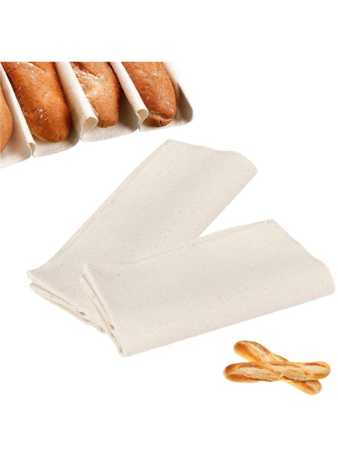 Bread Dough Fermented Baking Cloth Pad Baguette Release Thickened Bread Moisturizing Fermented Cotton Pad Sail-Size:48*36CM - Image 1