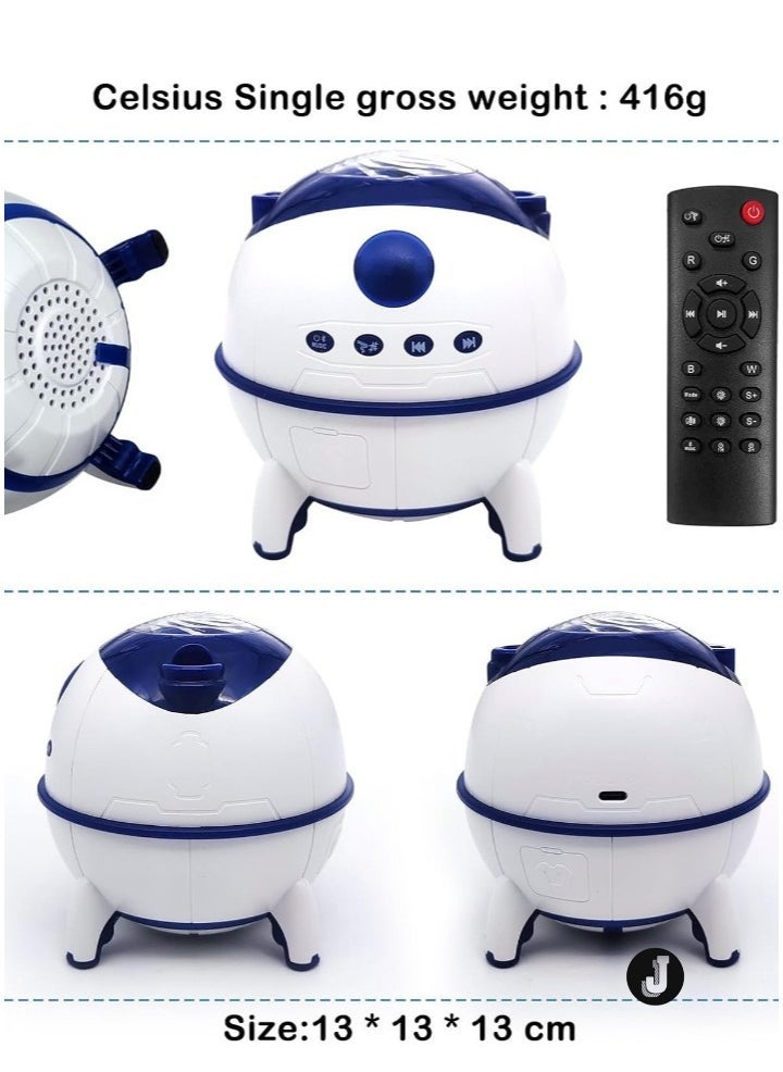 JAJEEK جهاز عرض النجوم جالاكسي الجديد - ضوء ليلي يعمل بالصوت مع بلوتوث ومؤقت لغرف النوم والسيارات وزينة الحفلات - Image 5