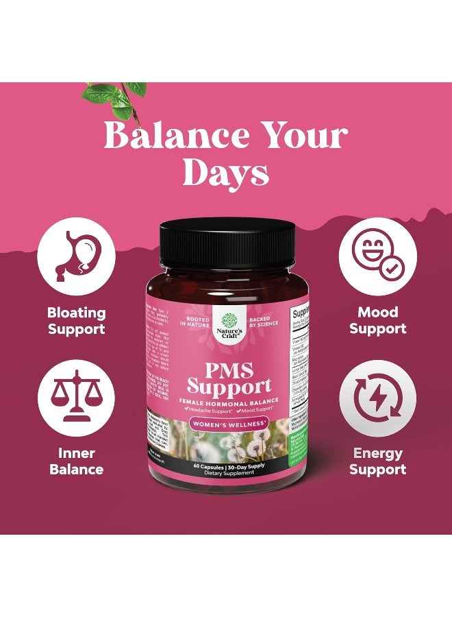 نايتشرز كرافت PMS دعم صحة المرأة 60 كبسولة - Image 3