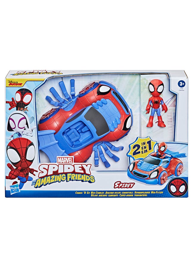 2 In 1 Spidey And His Amazing Friends Change 'N Go Web-Crawler Action Figure Toy - pzsku/Z8283F8E8C14B38646F0FZ/45/_/1664382864/dcab7c1f-631e-41d5-b214-3edc38ef7b3f