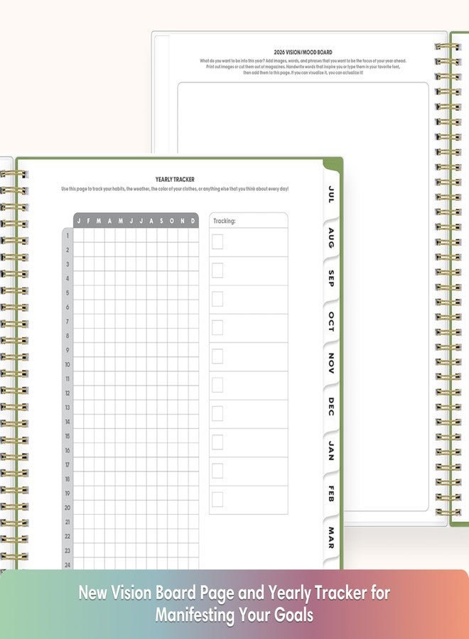 Blue Sky Gen Z 2026-2027 Weekly and Monthly Academic Year Planner Calendar, July 2026 - June 2027, 8.5" x 11", Flexible Interchangeable Cover, Wirebound, Laminated Tabs, Storage Pocket, Coreen - Image 5