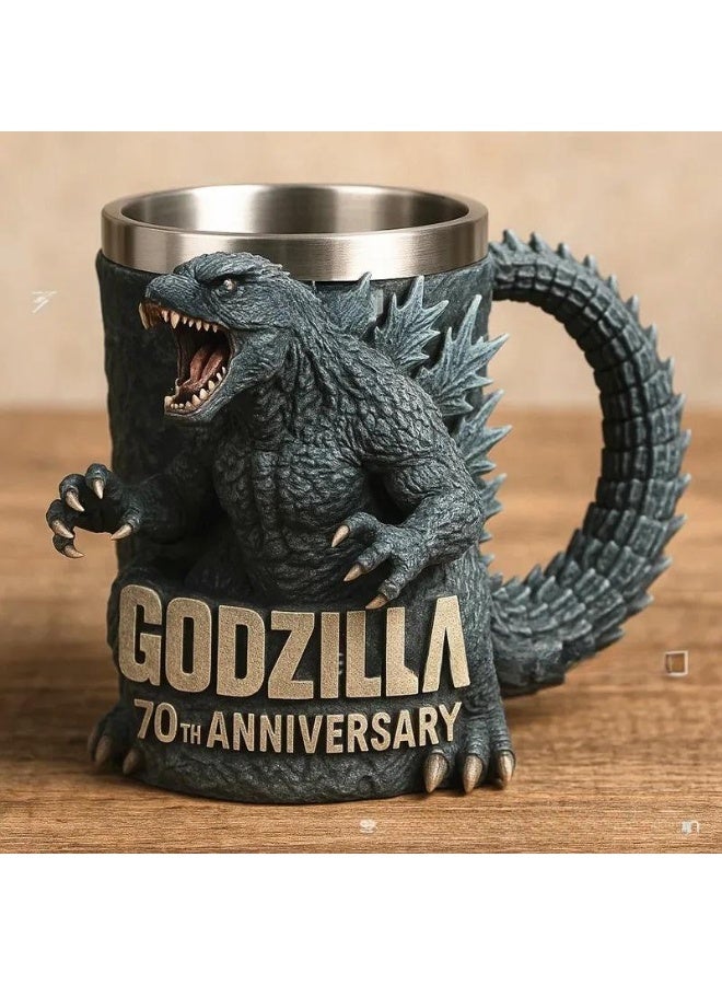 general Godzilla 70th Anniversary 3D mug - Godzilla 70th Anniversary 3D Resin Mug