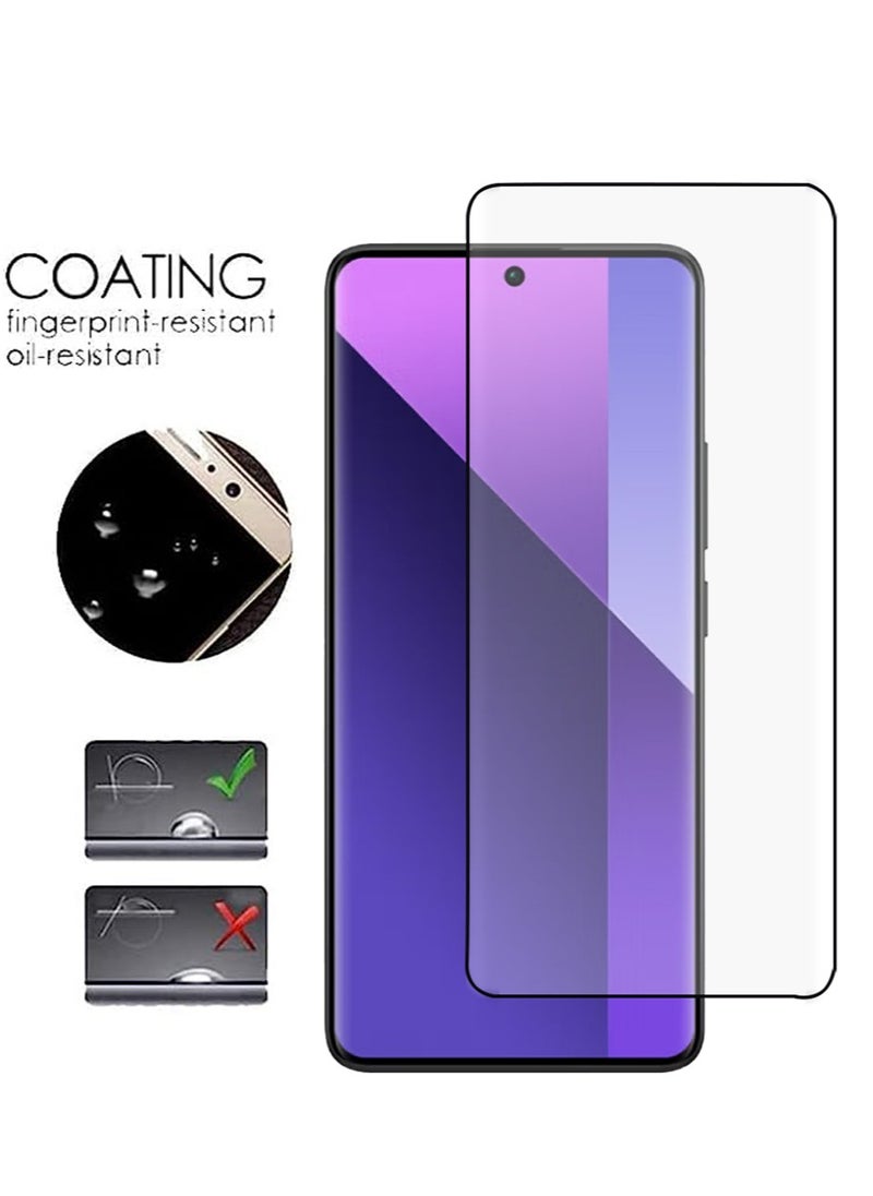 X-level 2 Pack Redmi Note 13 pro+/plus 5g Anti-drop Full Cover Screen Accessories Anti-Fingerprint Anti-scratch Protection film Protector Tempered Glass Comfortable Touch [Easy Installation]  - Image 4