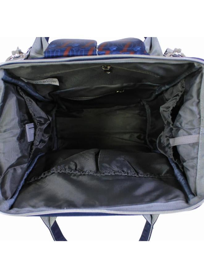 LeQueen Diamond 8th Special Edition Soft Waterproof Diaper Bag - Blue - Image 3