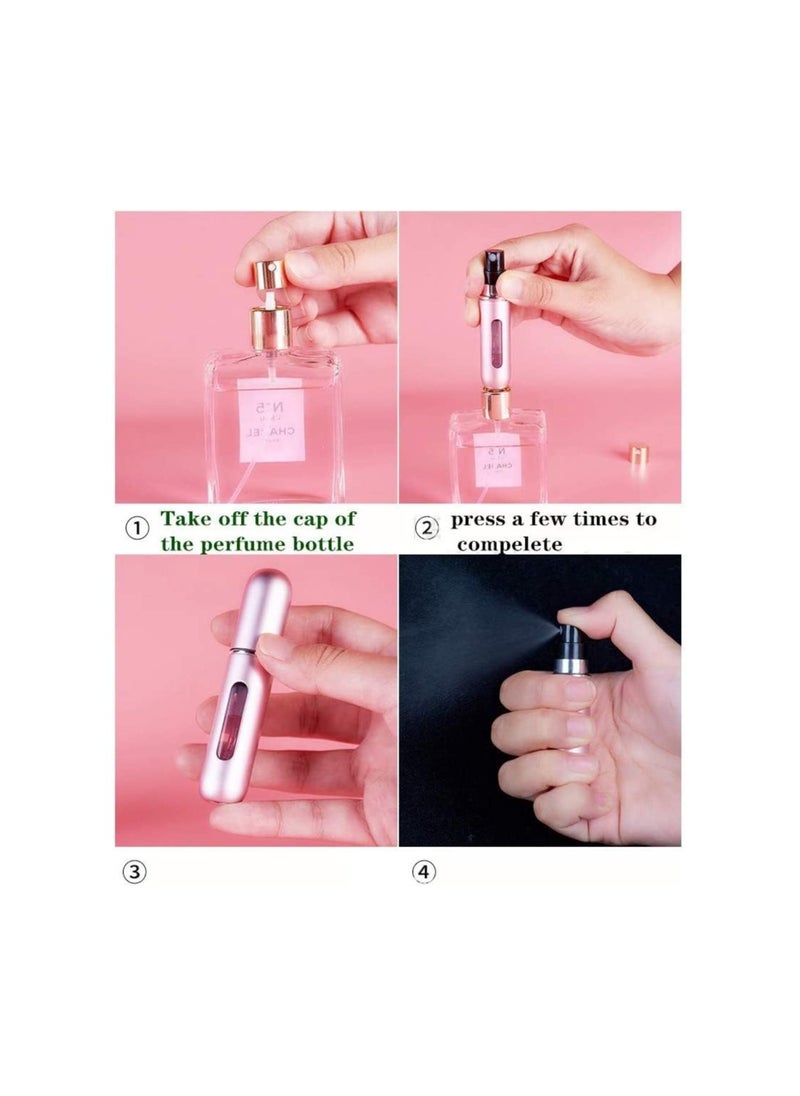 Mn 1Pices Travel Perfume Refill Bottle 5ml Mini Perfume Atomizer Bottle  - Image 5