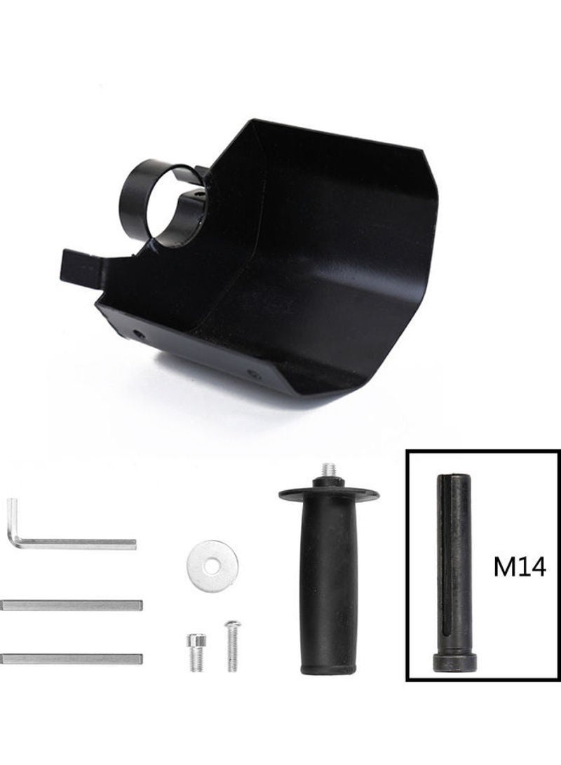 NIBEMINENT Multifunctional Angle Grinder Attachment Burnishing Polishing Machine Parts Accessories Black/Silver 18cm  - Image 1