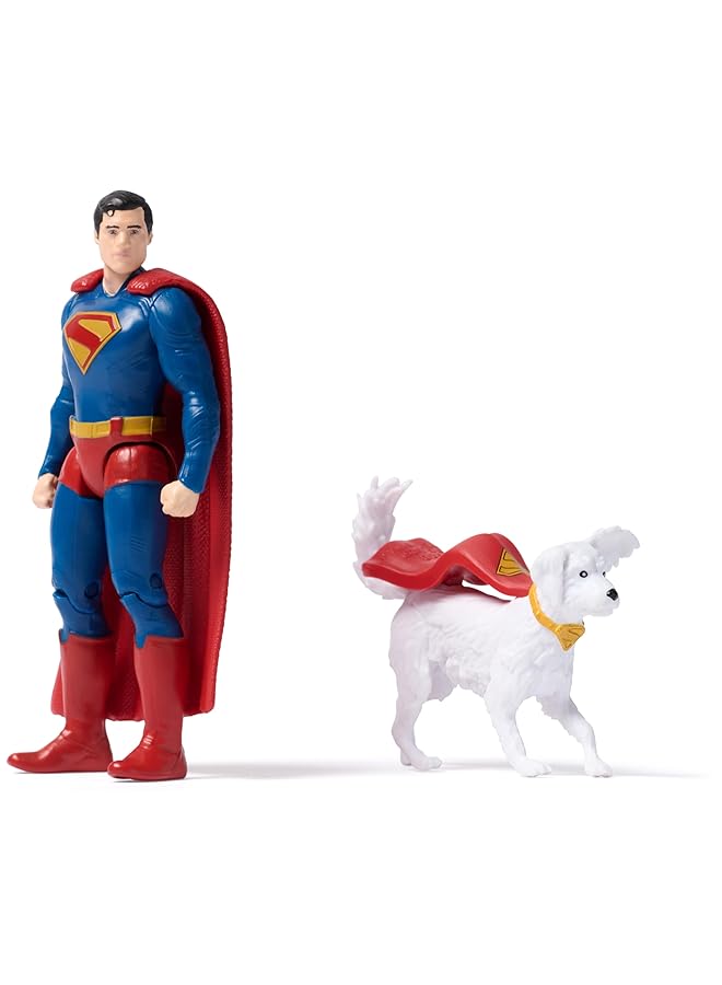 دي سي كوميكس مجموعة معركة سوبرمان فورتريس أوف سوليتيود، 3 شخصيات متحركة، ملحقات، ألعاب تظاهرية لأبطال خارقين، ألعاب للأطفال للأولاد والبنات من سن 4 سنوات فما فوق - Image 4