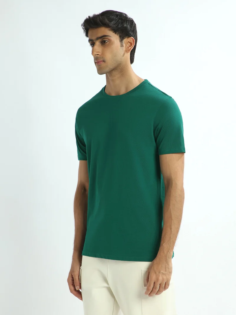 NOBERO Nobero 100% Cotton T Shirts for Men Stylish | Regular Fit | Solid T Shirts for Men 180 GSM Combed Cotton | Round Neck Half Sleeve