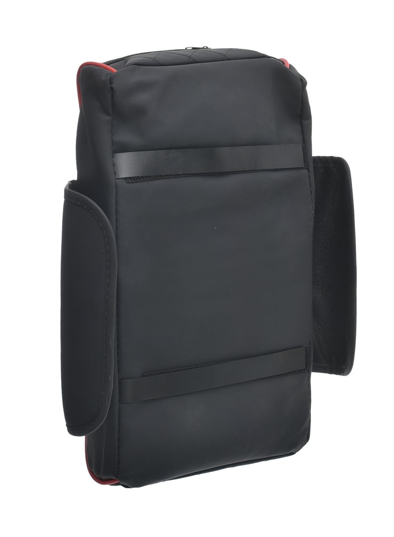 Genaric Multifunctional Car Center Console Cover with Comfort Cushion, Cup Holder, Tissue Box, and Side Pockets for Enhanced Armrest Support - Black - Image 2