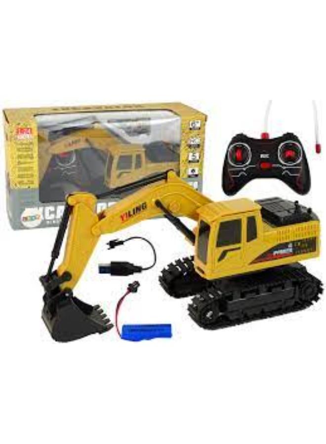 Ggt 1:24 R/C Excavator Trucks Electric 6Ch Engineering Vehicle