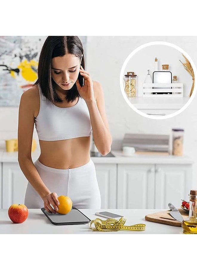 Food Digital Kitchen Scale, Multifunction Scale Measures in Grams and oz for Cooking Baking, 1g/0.1oz Precise Graduation,High Precision Electronic Scale with LCD Display（Black，10Kg/1g）