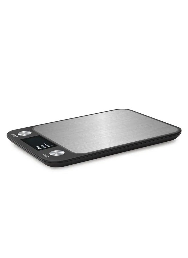 Food Digital Kitchen Scale, Multifunction Scale Measures in Grams and oz for Cooking Baking, 1g/0.1oz Precise Graduation,High Precision Electronic Scale with LCD Display（Black，10Kg/1g）