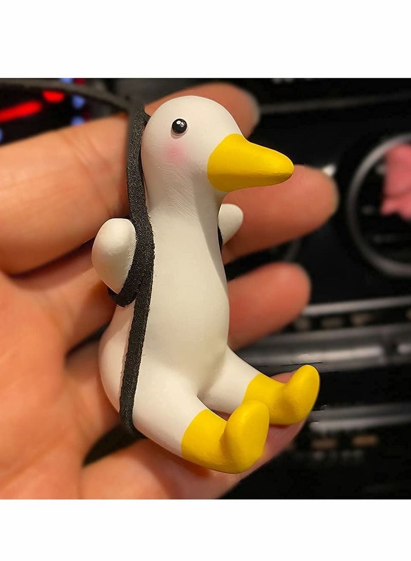 Excefore Car Pendant Cute Swing Duck - Image 4