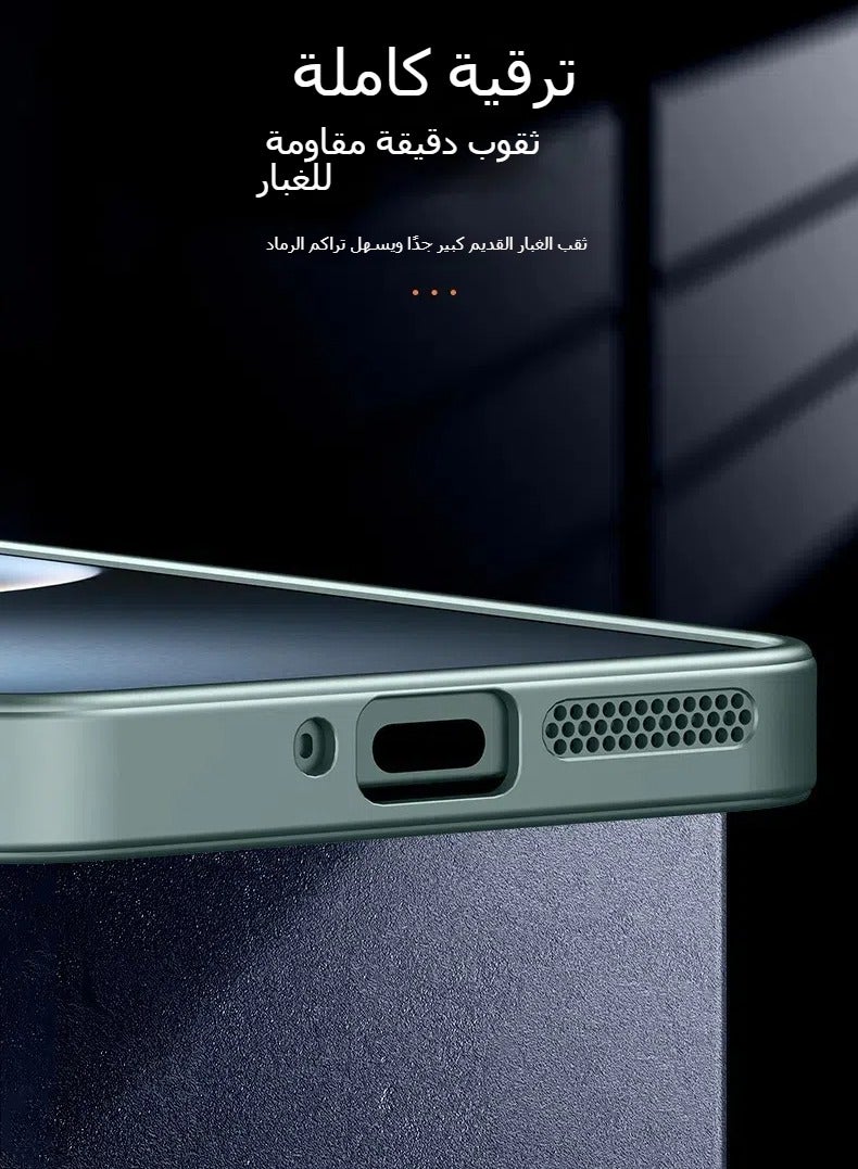 عام حافظة بلوري متوافقة مع هونور ماجيك 7 برو مع قوس عدسة خفية وحماية مزدوجة للشاشة والعدسة الزلزالية ومكافحة سقوط غطاء ل هونور ماجيك 7 برو - Image 3