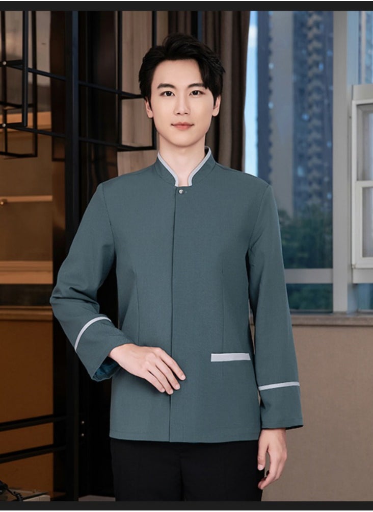 KUYING New Summer Cleaner Work Clothes 