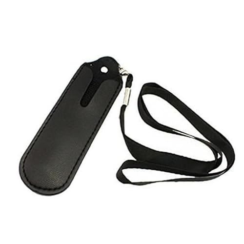Zittop Faux Leather Pouch Case Necklace Lanyard - Black - Image 1