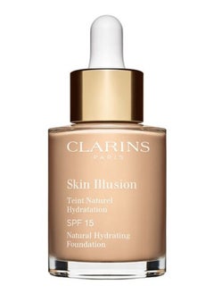 CLARINS CLARINS Skin Illusion SPF 15 Natural Hydrating Foundation - 105N, 30ml  - Image 1
