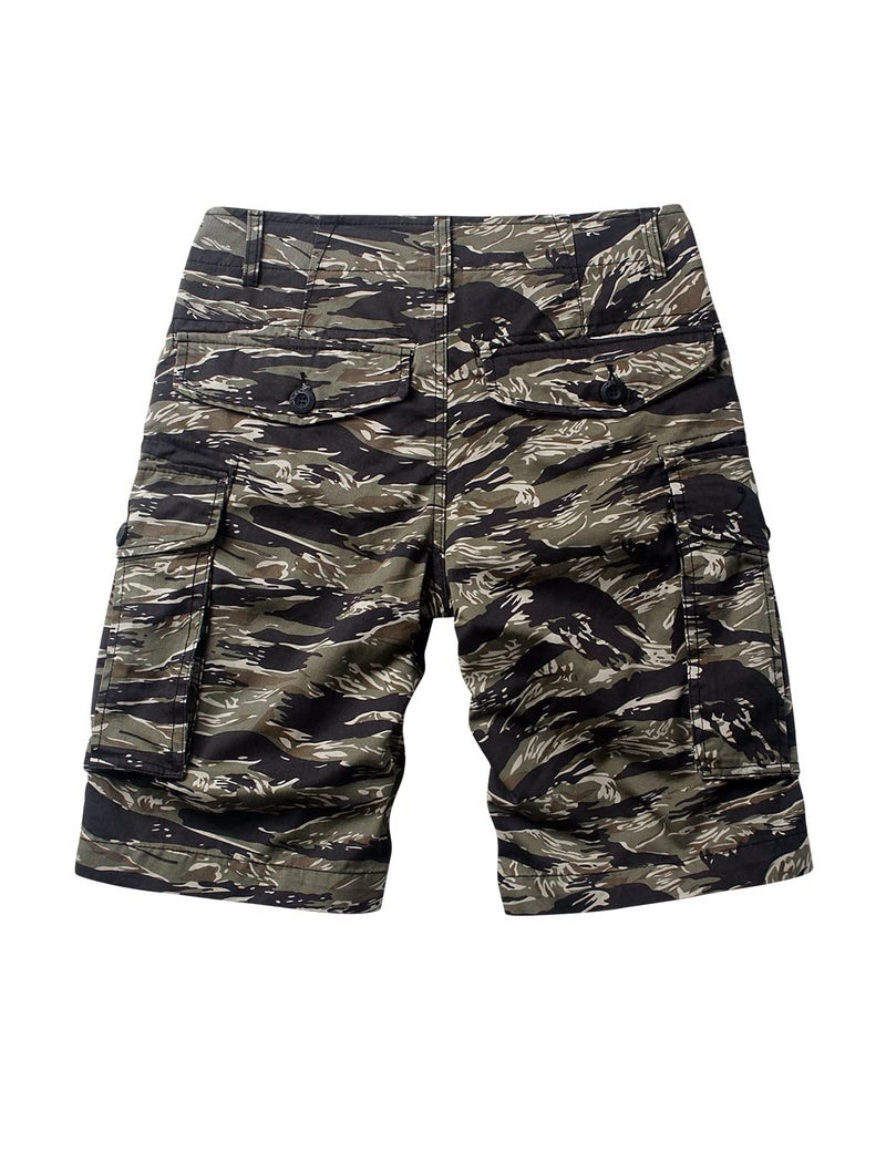 Match Men's Camo Cargo Shorts#3204 (42,3204 Black camo) - Image 2