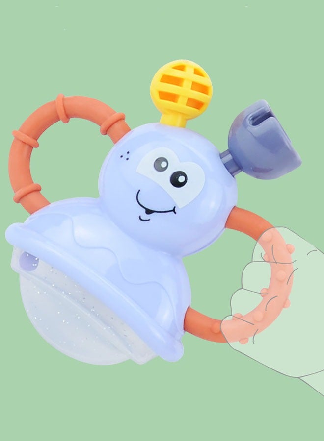 Baby Rattle & Teething Toys 11-Piece Set - BPA-free for 0-24 Months, Multi-sensory Educational Toys (Morandi Colors) - Image 4